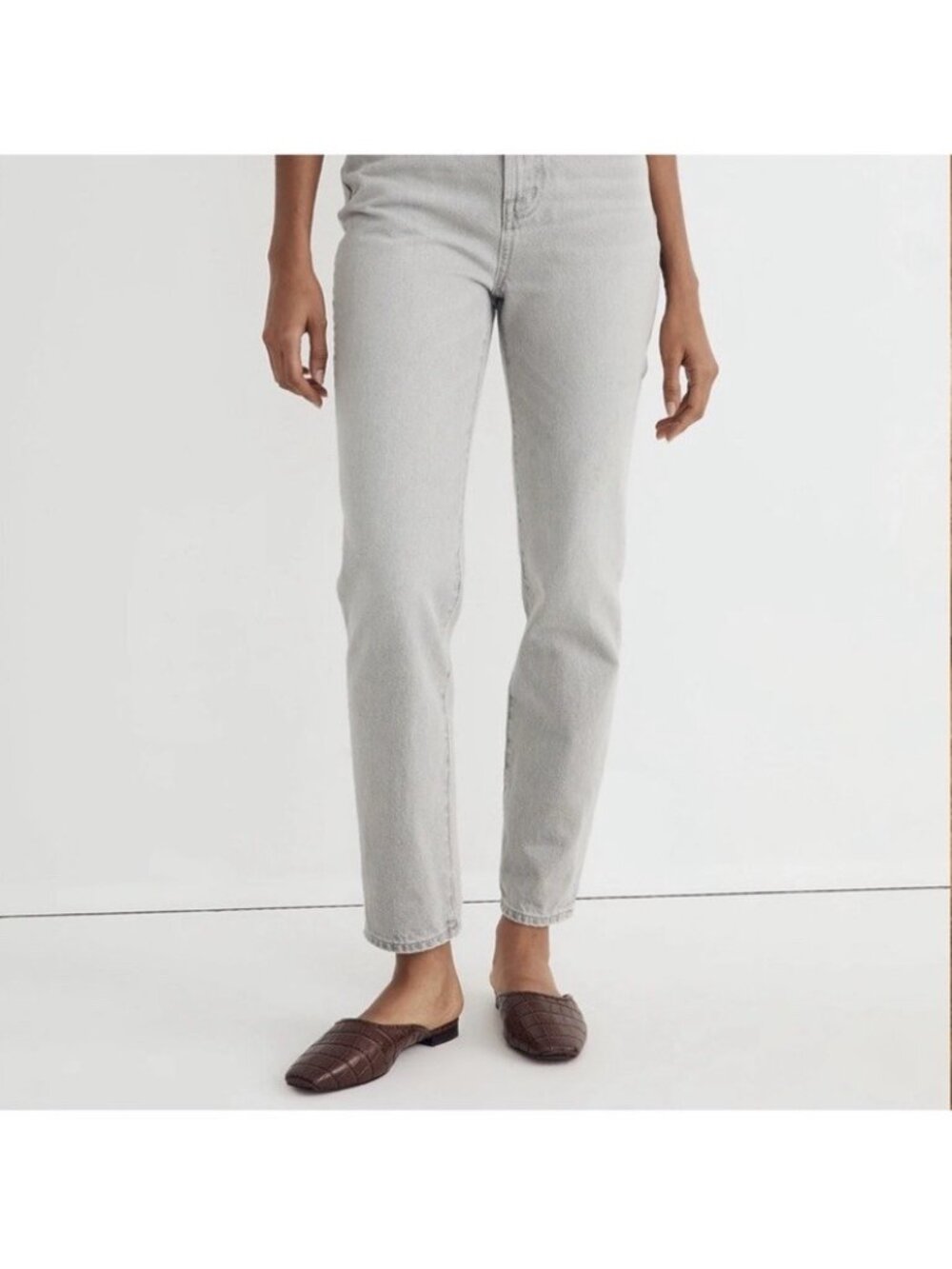Madewell The Perfect Vintage Jean Women's Size 29 Gray Wash High Rise Denim - Picture 12 of 16